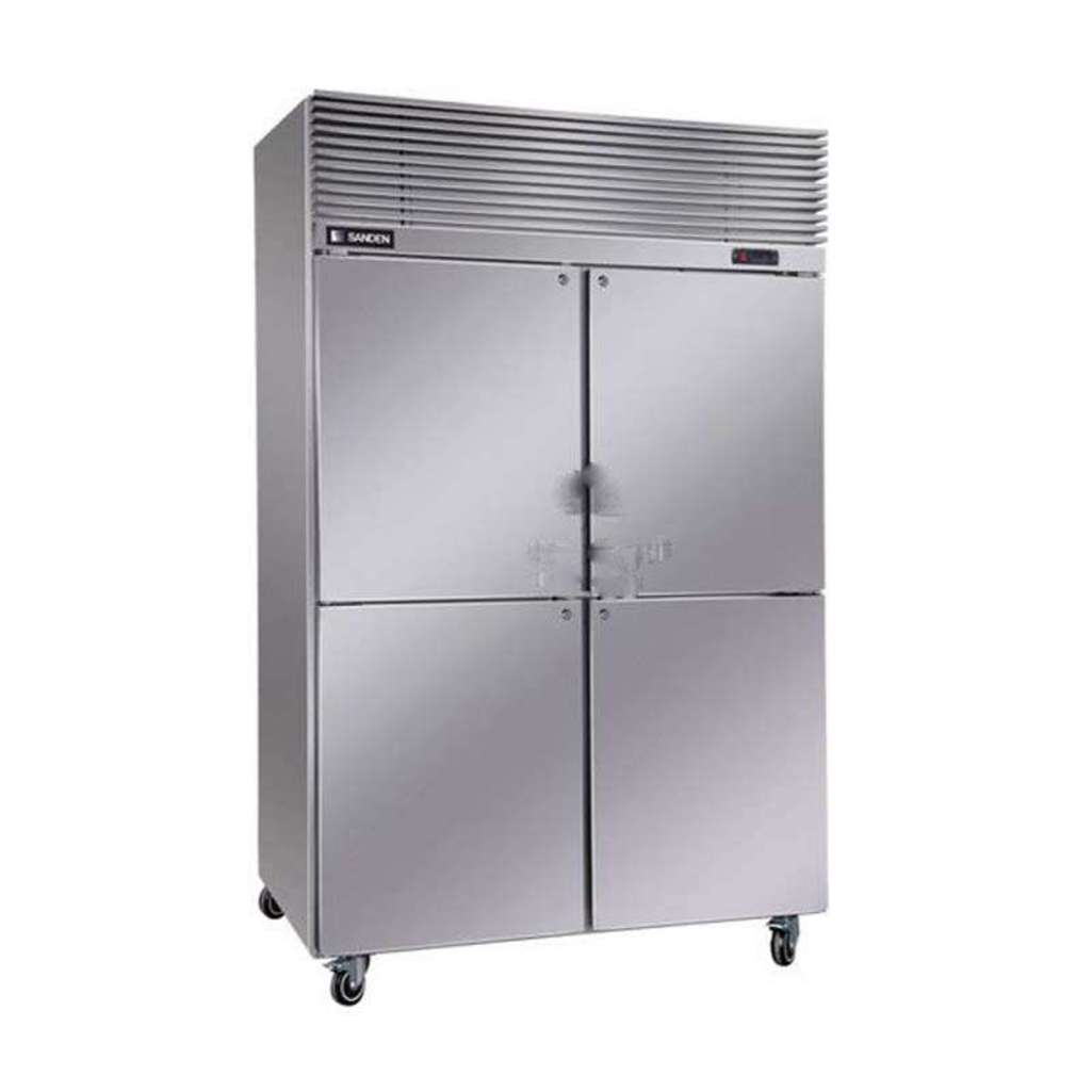 Tủ mát 4 cánh inox Sanden SRC-1233 - Hàng chính hãng