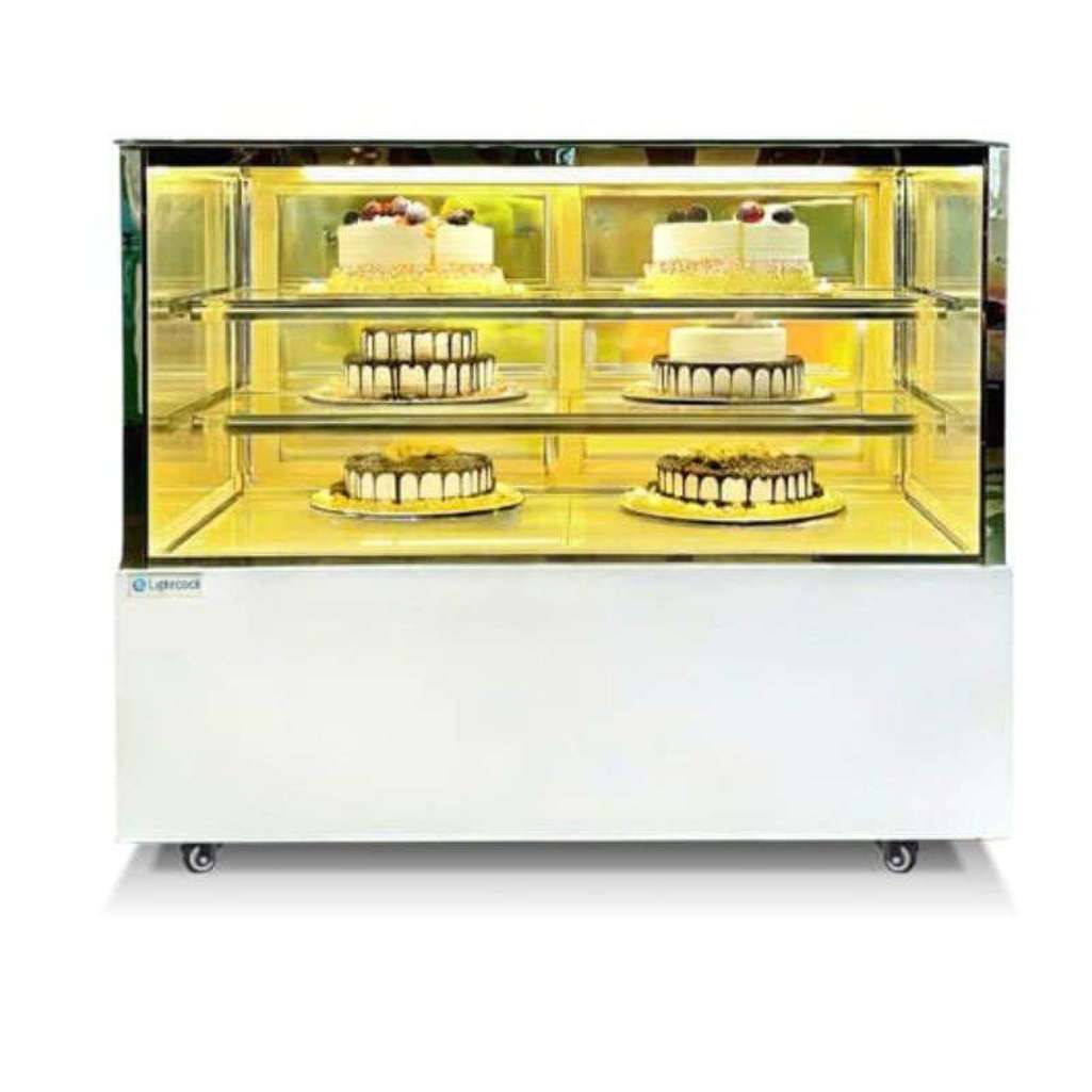 Tủ trưng bày bánh kem kính vuông 1m2 Lightcool DG-1200Z/V - Hàng chính hãng