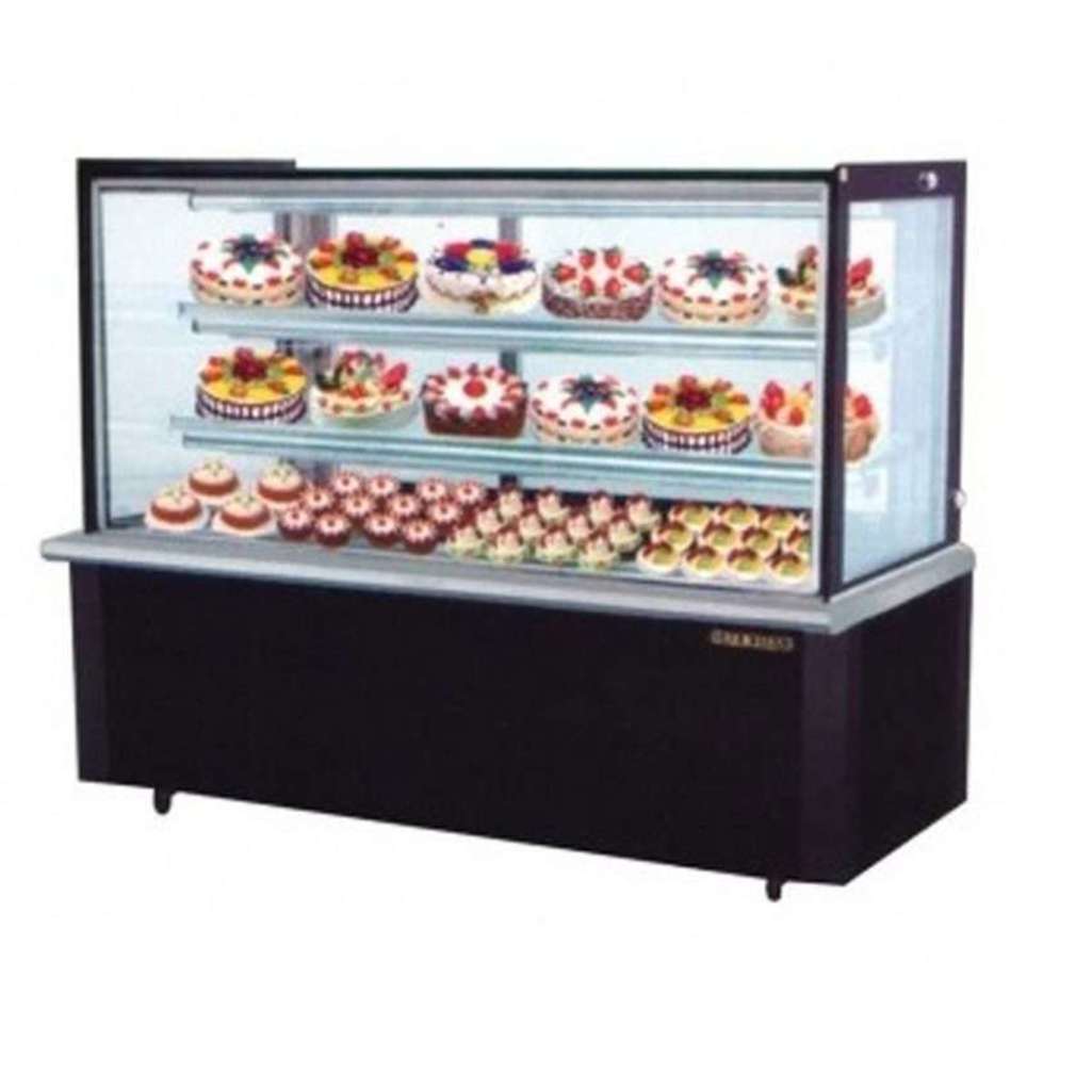 Tủ trưng bày bánh kính vuông 0,9m Berjaya RCS09SB13-2FB	 - Hàng chính hãng