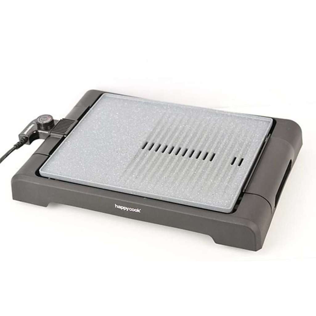 Vỉ nướng điện vân đá Happy Cook HGR-3813M - Hàng chính hãng