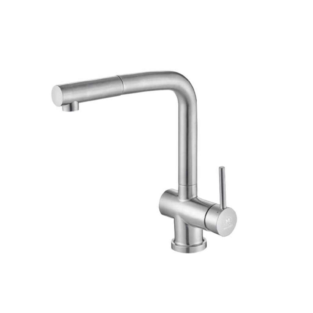 Vòi nóng lạnh dây rút inox Malloca K103-SS - Hàng chính hãng