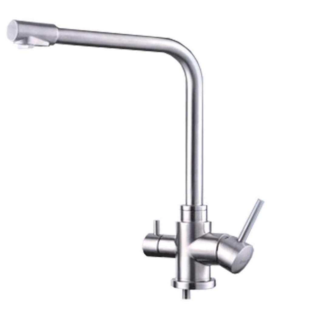 Vòi rửa bát nóng lạnh Faster FS-04SS - Hàng chính hãng