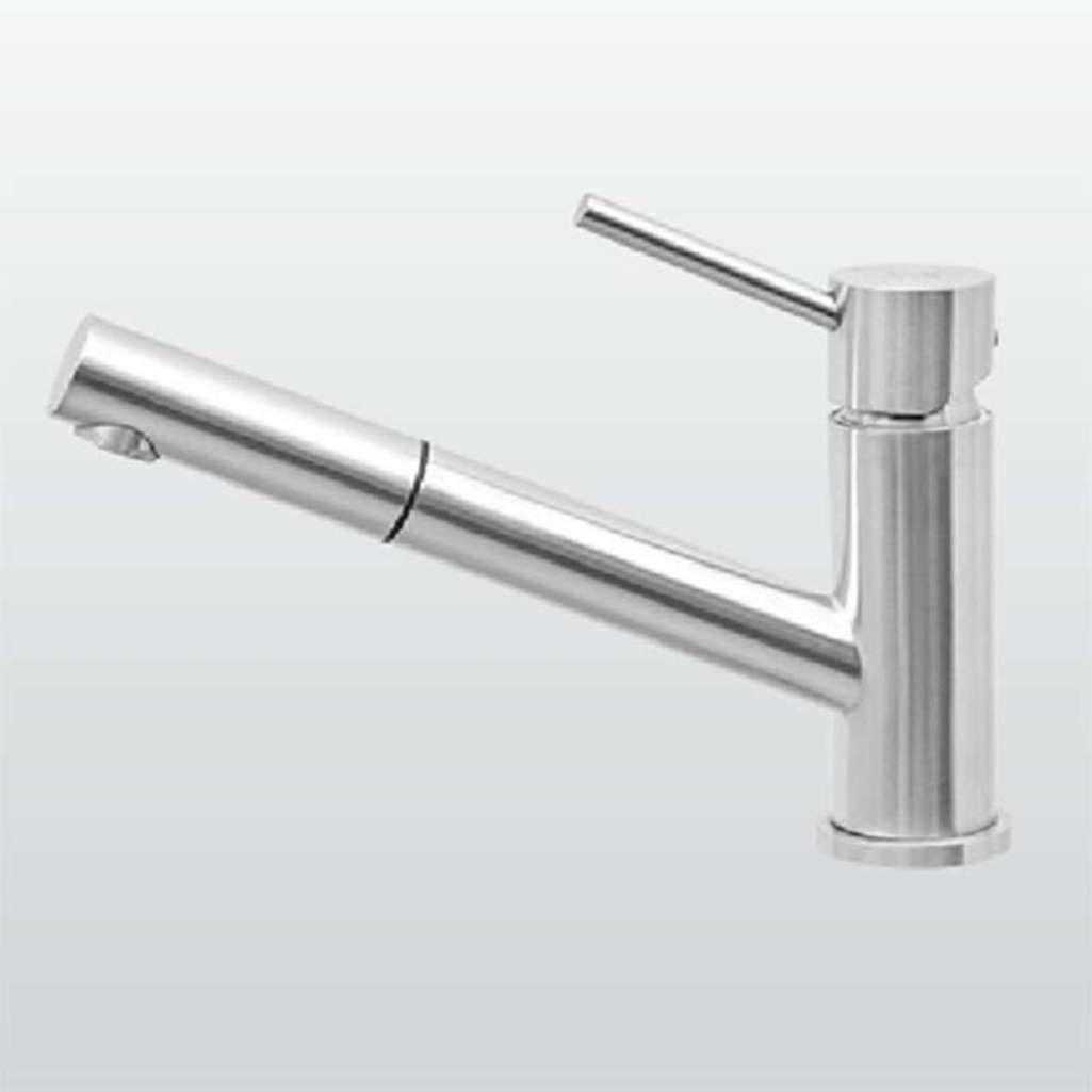 Vòi rửa chén nóng lạnh inox Malloca K110-S - Hàng chính hãng