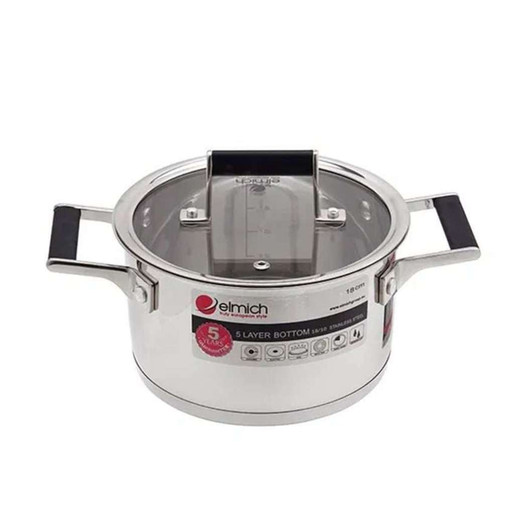 Nồi inox Amadis Elmich 2355271 18 cm - Hàng chính hãng