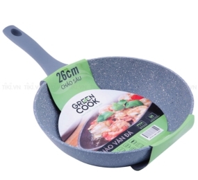Chảo sâu vân đá Green Cook GCP02-26IH 26cm