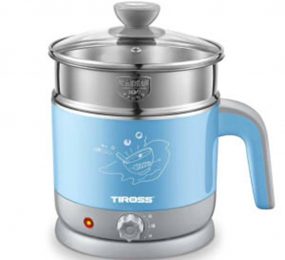 Ấm nấu điện đa năng Tiross TS1366 - Hàng chính hãng