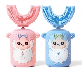 Bàn chải đánh răng điện chữ U cho bé Halio Smart Sonic... - Hàng chính hãng