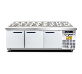 Bàn salad inox Fushima FSM-BSLCI1.8 - Hàng chính hãng