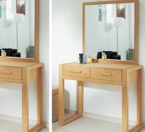 Bàn trang điểm Kiêm bàn làm việc gỗ sồi Mỹ 1m x 55 x 76 - Hàng chính hãng