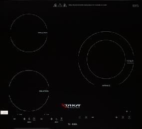 Bếp 02 điện từ - 01 hồng ngoại Taka TK-IR03A - Hàng chính hãng