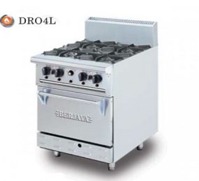 Bếp Âu 4 họng có lò nướng Berjaya DRO 4L - Hàng chính hãng