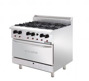 Bếp âu 6 họng có lò nướng Berjaya DRO6-17 - Hàng chính hãng
