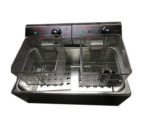 Bếp chiên nhúng điện đôi 1 ngăn 16L - Hàng chính hãng