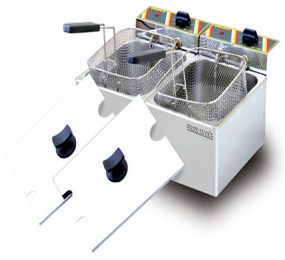 Bếp chiên nhúng điện đôi Berjaya DF11D - Hàng chính hãng