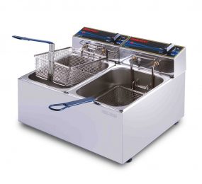 Bếp chiên nhúng điện đôi Berjaya DF11D-17 - Hàng chính hãng