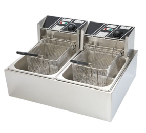 Bếp chiên nhúng điện đôi Goodfor KD-02