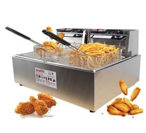 Bếp chiên nhúng điện đôi Newsun È82 - Hàng chính hãng