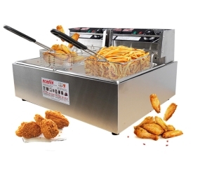 Bếp chiên nhúng điện đôi Newsun EF82 - Hàng chính hãng