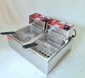 Bếp chiên nhúng điện đôi Shunji EH82