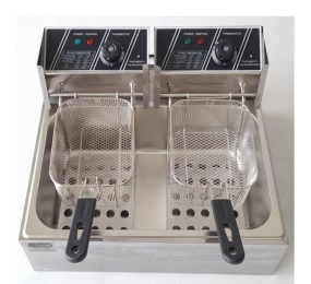 Bếp chiên nhúng điện đơn 12 Lít 2 Bếp - Hàng chính hãng