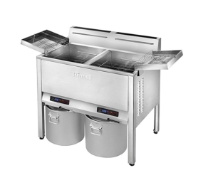 Bếp chiên nhúng đôi dùng gas Rinnai RFA-427G - Hàng chính hãng
