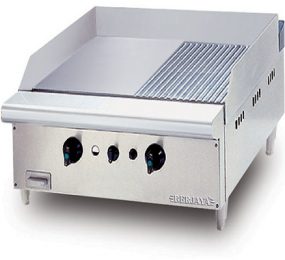 Bếp chiên nửa phẳng, nửa nhám dùng gas Berjaya GG2B12R - Hàng chính hãng