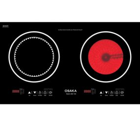 Bếp điện đôi từ và quang Osaka DQT100 - Hàng chính hãng