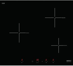 Bếp điện từ ba âm kính Mergo MI-630T - Hàng chính hãng