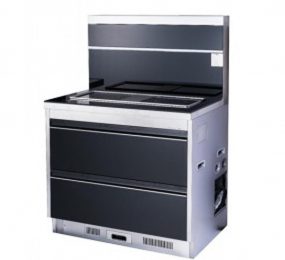 Bếp điện từ đôi tích hợp hút mùi Baidee A5-3  - Hàng chính hãng