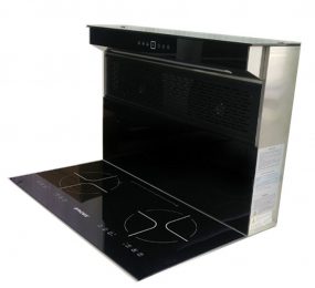 Bếp điện từ đôi tích hợp hút mùi Baidee EA9-10 - Hàng chính hãng