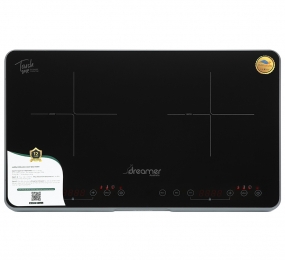Bếp điện từ đôi Dreamer DKA-DIC135G - Hàng chính hãng
