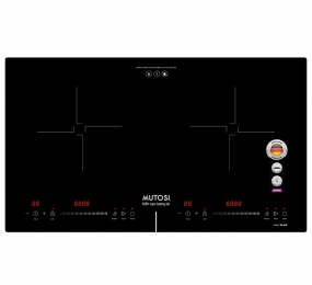 Bếp điện từ đôi Mutosi MI-86D - Hàng chính hãng
