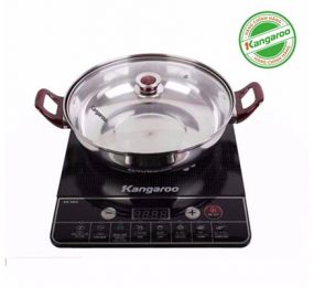 Bếp điện từ đơn Kangaroo KG365i (Ðen) kèm nổi lẩu - Hàng chính hãng