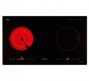 Bếp đôi hồng ngoại - điện từ Taka TK-IR02B2 - Hàng chính hãng