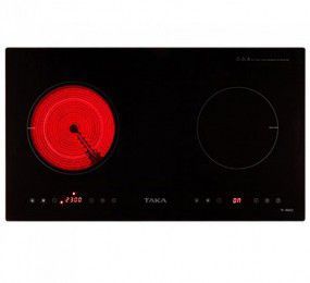 Bếp đôi hồng ngoại - điện từ Taka TK-IR02C2 - Hàng chính hãng