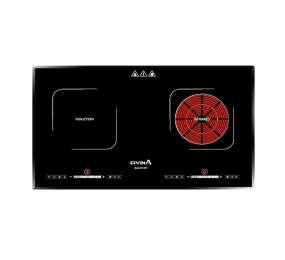Bếp đôi điện từ hồng ngoại Civin CV-676 - Hàng chính hãng