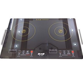 Bếp đôi hồng ngoại điện từ Alpha AL-817A - Hàng chính hãng