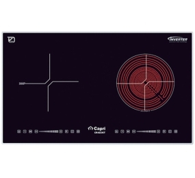 Bếp đôi hồng ngoại điện từ Capri CR-823KT - Hàng chính hãng