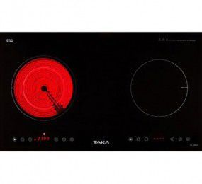 Bếp đôi hồng ngoại - điện từ Taka TK-IR02A - Hàng chính hãng