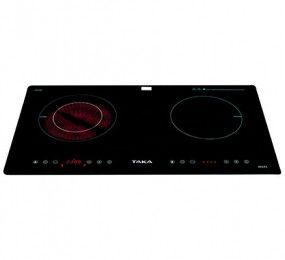 Bếp đôi hồng ngoại - điện từ Taka TK-IR2A1 - Hàng chính hãng