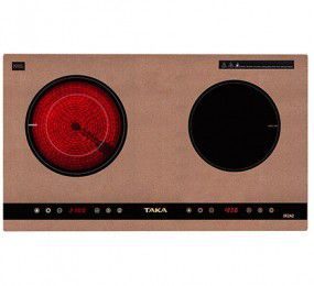 Bếp đôi hồng ngoại - điện từ Taka TK-IR2A2 - Hàng chính hãng