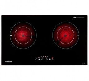 Bếp đôi hồng ngoại Taka TK-R02B - Hàng chính hãng