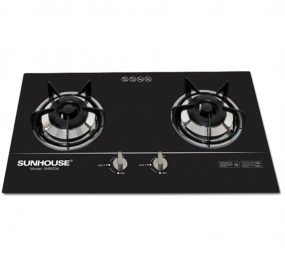 Bếp gas âm kính 2 lò Sunhouse SHB5533 - Hàng chính hãng