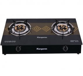 Bếp gas đôi dương kính Kangaroo KG515 - Hàng chính hãng