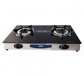 Bếp gas đôi dương kính Kiwa KA-2112GBK - Hàng chính hãng