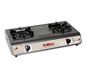 Bếp gas dương đôi Namilux NA-703AFM - Hàng chính hãng