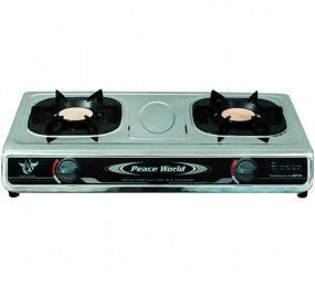 Bếp gas hồng ngoại inox cao cấp Peace World PW-035HN - Hàng chính hãng