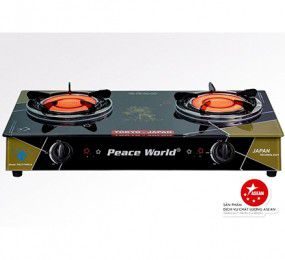 Bếp gas hồng ngoại Peace World PW-277HNH.A - 02 chức năng - Hàng chính hãng