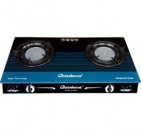 Bếp gas hồng ngoại Queenhouse QH-6204 - Đầu đốt hồng... - Hàng chính hãng