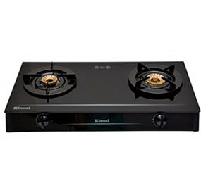 Bếp gas Rinnai RV-7Double Glass(L) - Hàng chính hãng